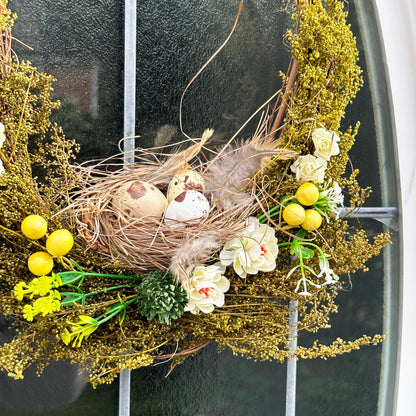 Egg Basket Easter Wreath