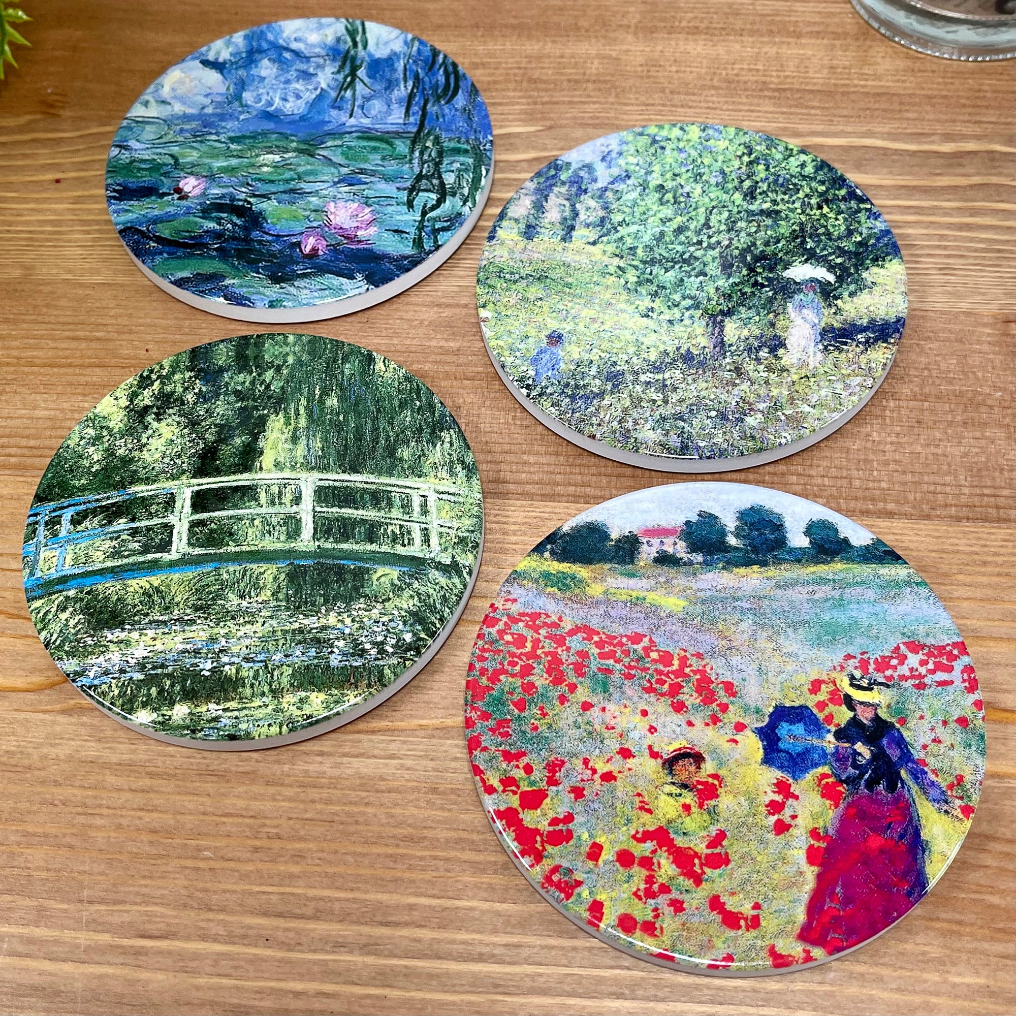 Claude Monet Ceramic Coaster Set Of 4