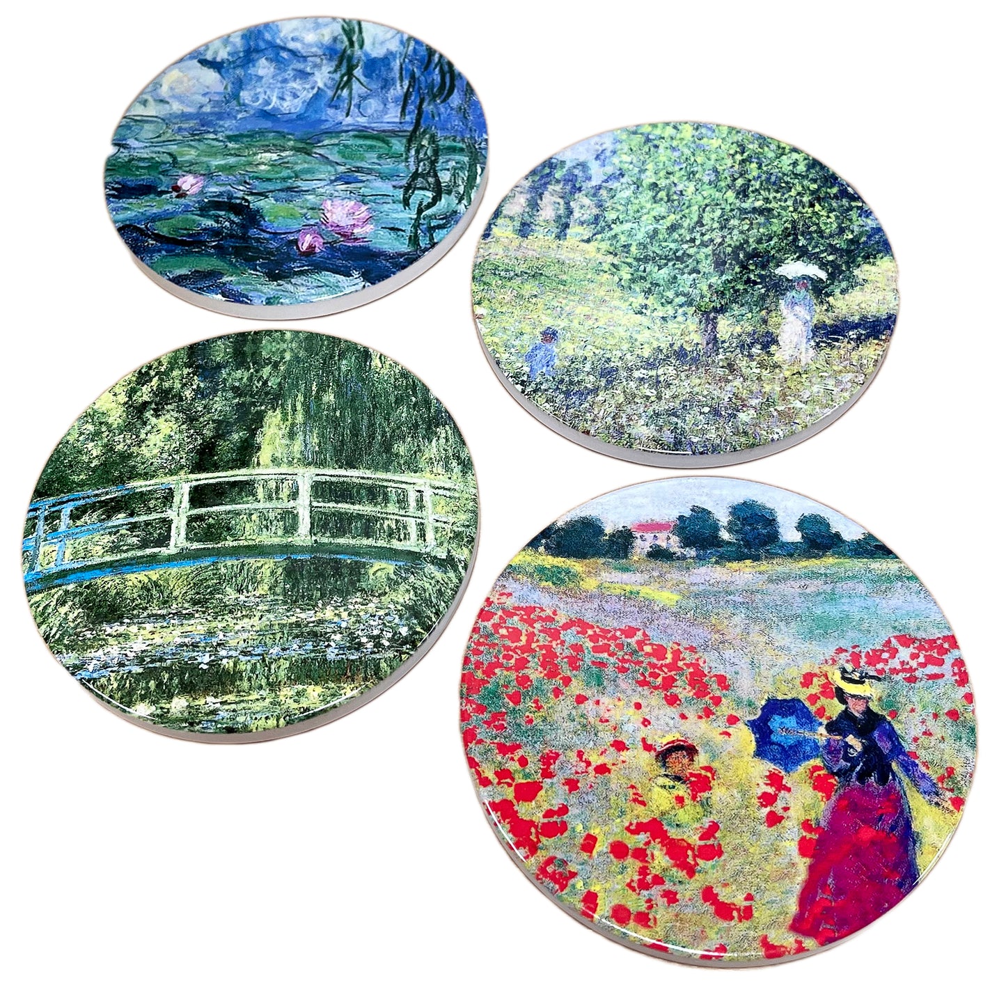 Claude Monet Ceramic Coaster Set Of 4