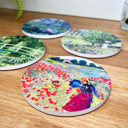 Claude Monet Ceramic Coaster Set Of 4
