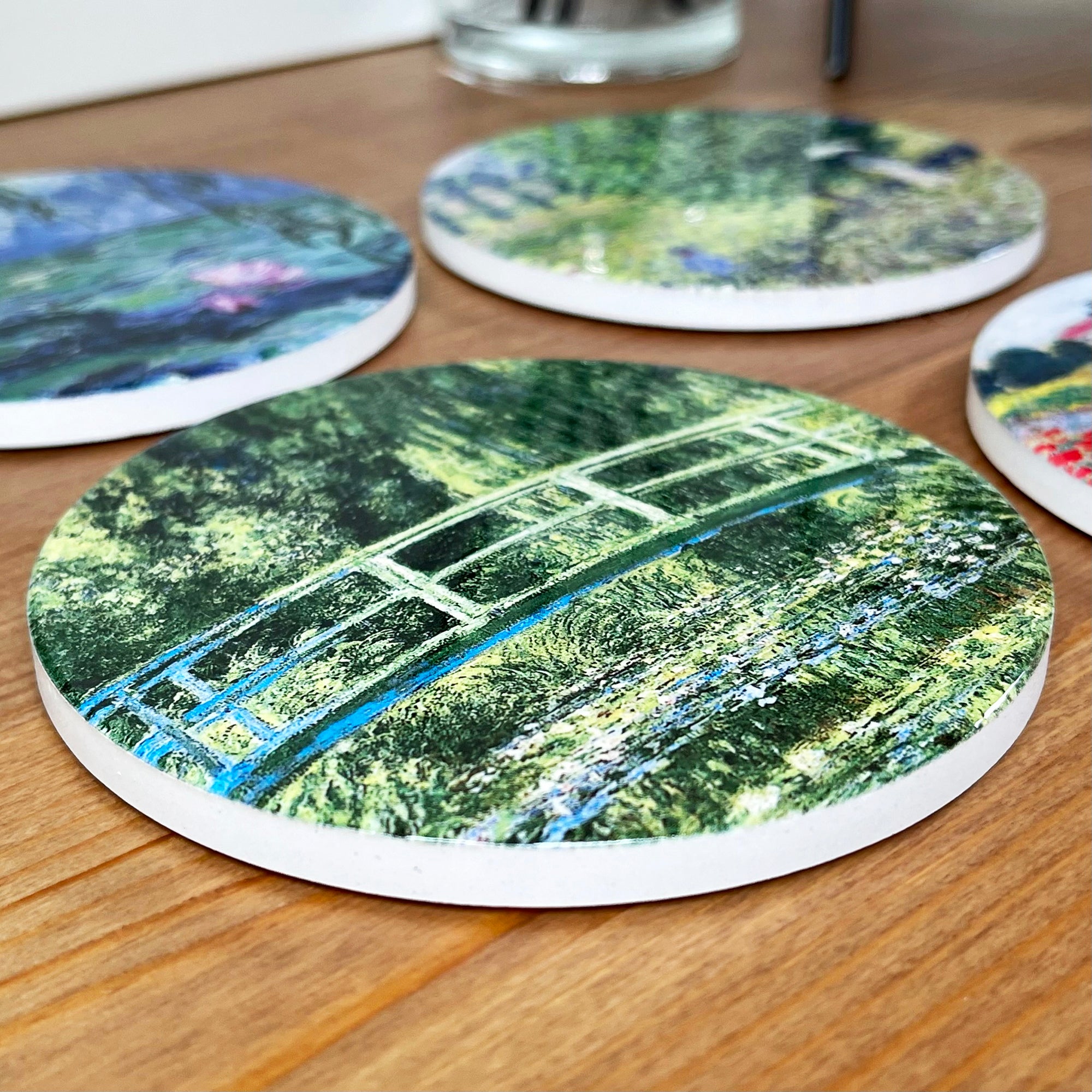 Claude Monet Ceramic Coaster Set Of 4