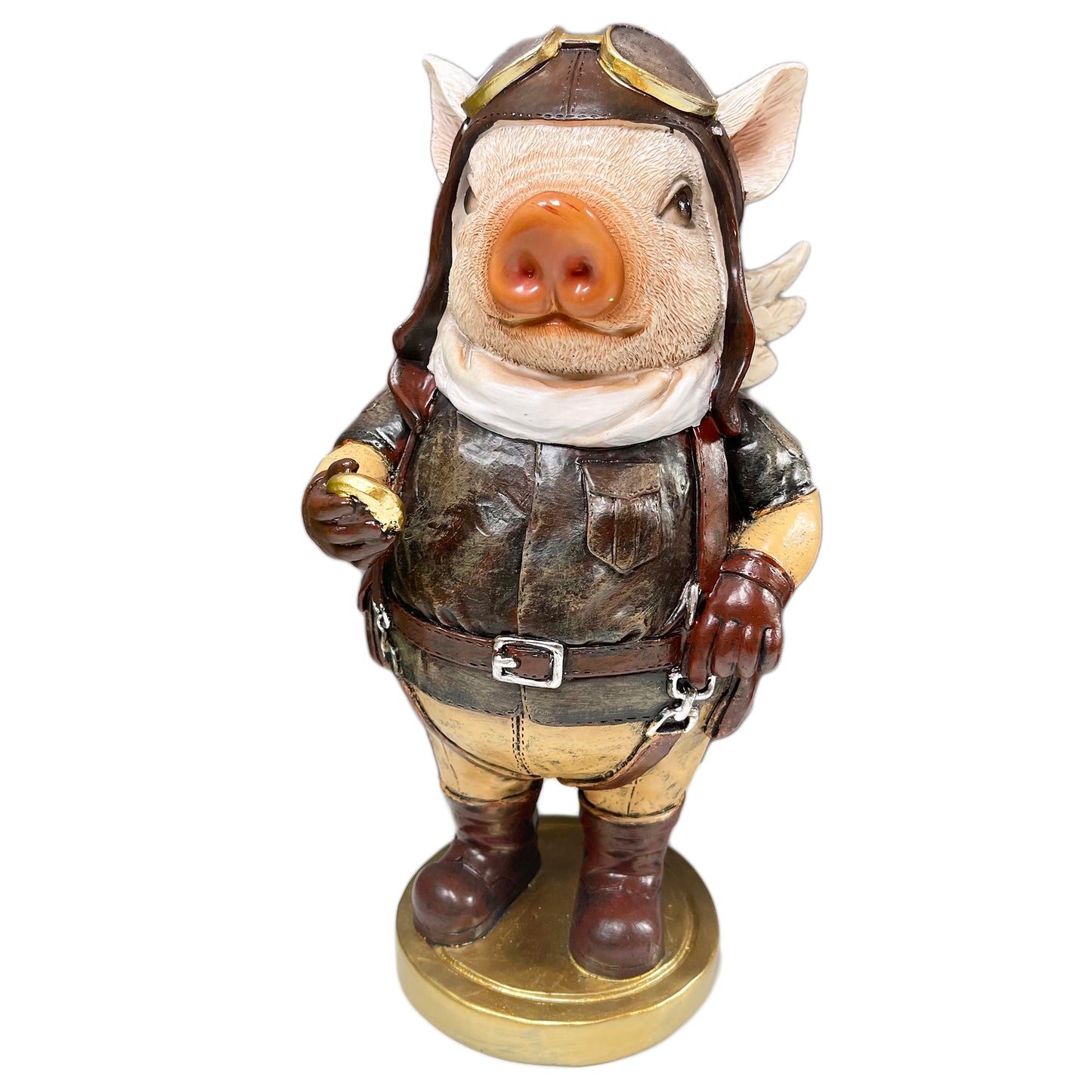 Pilot-Schwein-Ornament