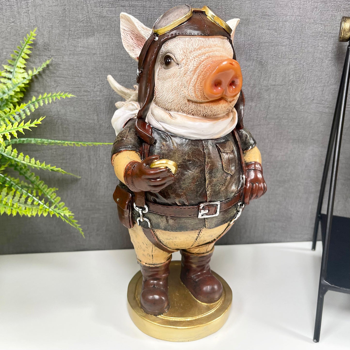 Pilot Pig Ornament