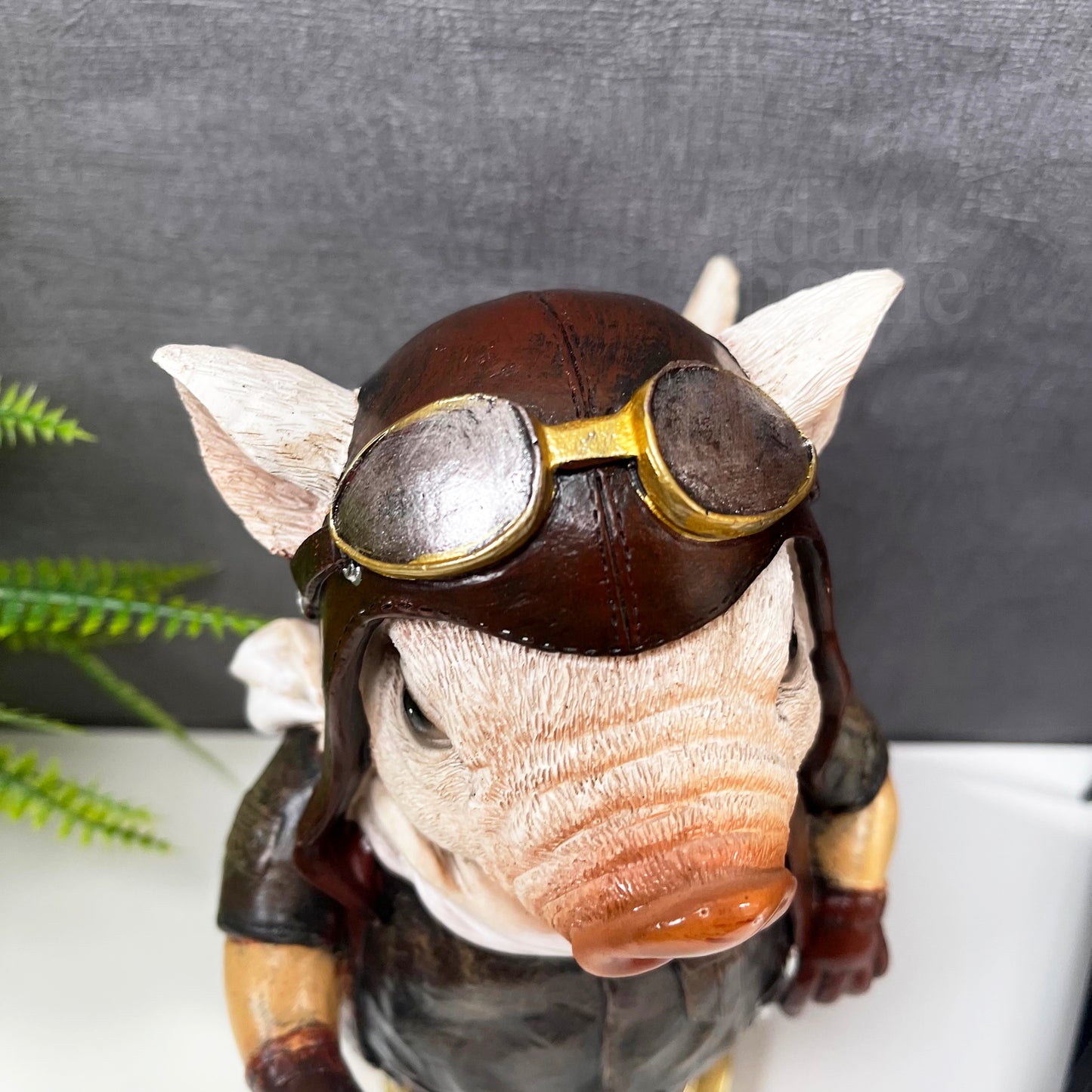 Pilot Pig Ornament