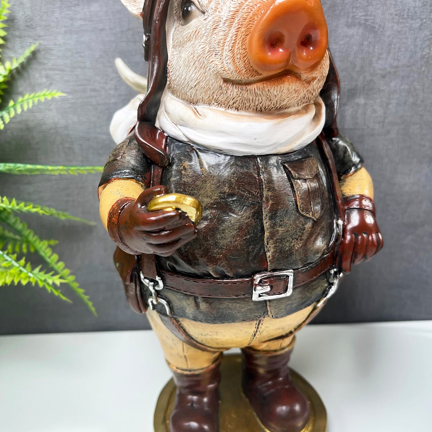 Pilot Pig Ornament