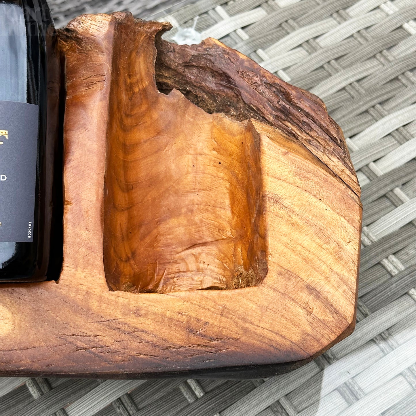 Driftwood Double Wine Bottle Holder