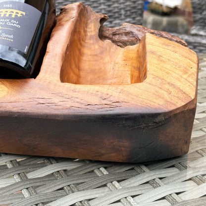 Driftwood Double Wine Bottle Holder