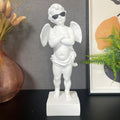 White Cool Cherub Ornament