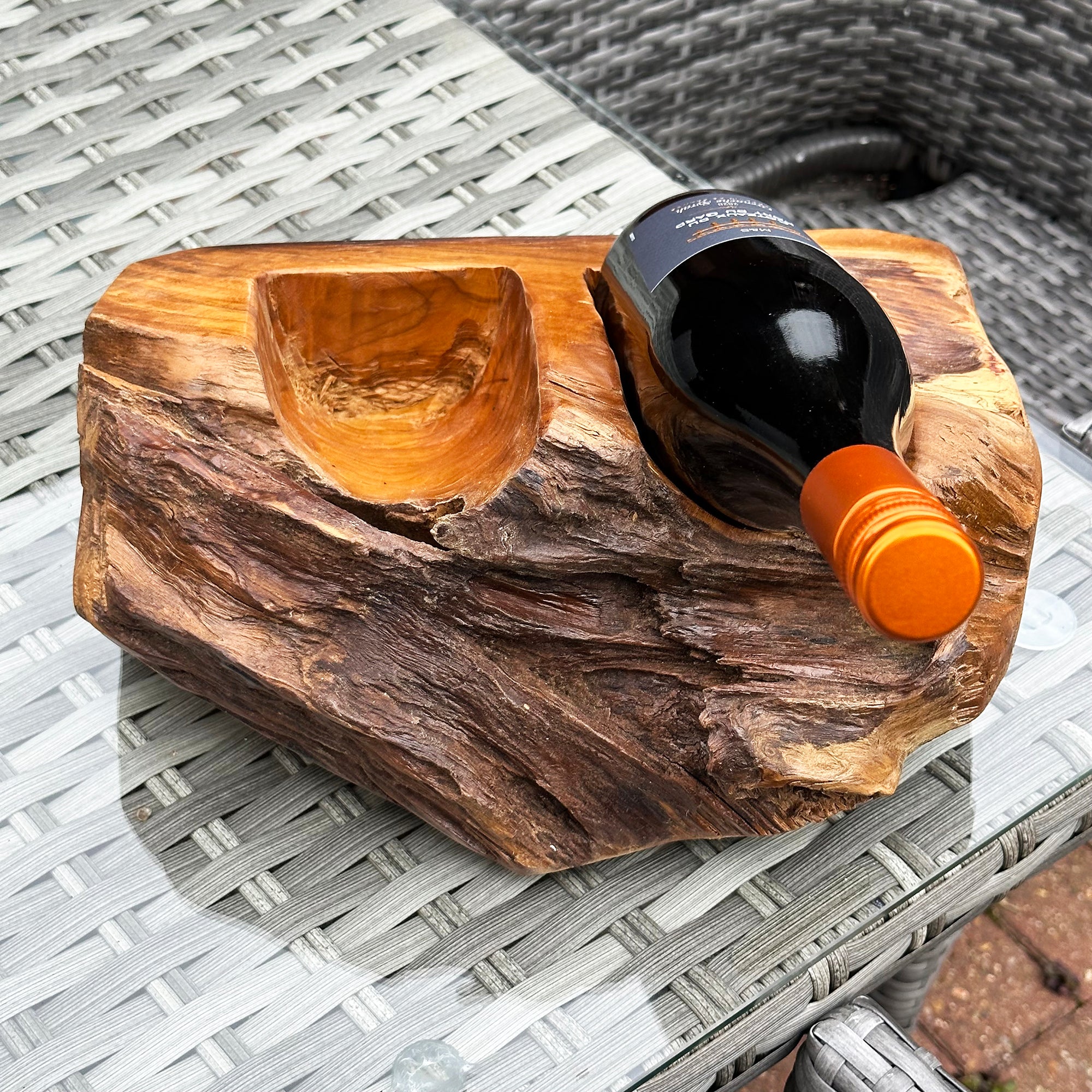 Darthome Driftwood Double Wine Bottle Holder Darthome Limited