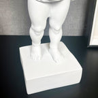 White Cool Cherub Ornament