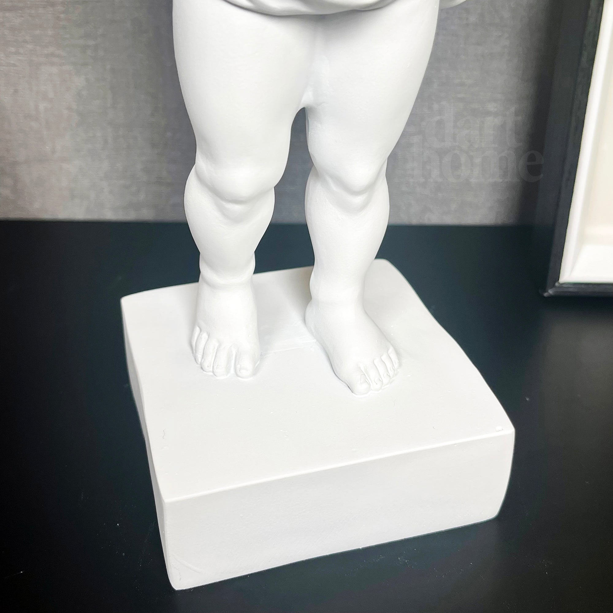White Cool Cherub Ornament