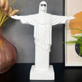White Cool Christ The Redeemer Ornament