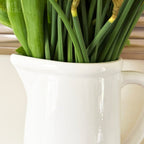 Weiße Blumenwiese-Krugvase