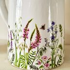 Weiße Blumenwiese-Krugvase