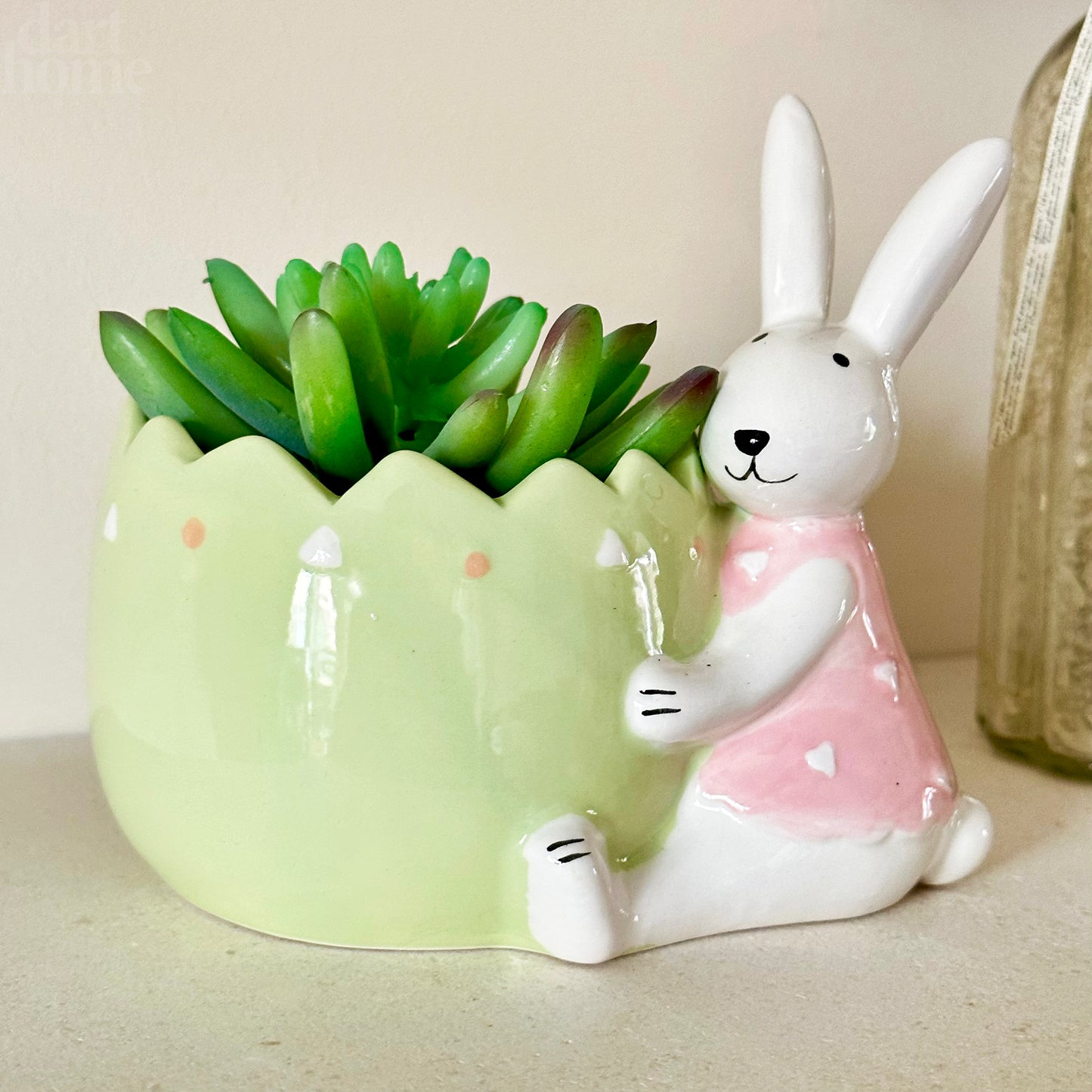 Easter Rabbit Succulent Pot