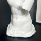 White Roman Goddess Venus Bookends Set