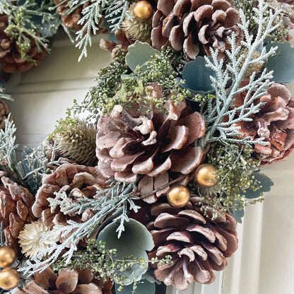 Pinecone Christmas Wreath 35cm