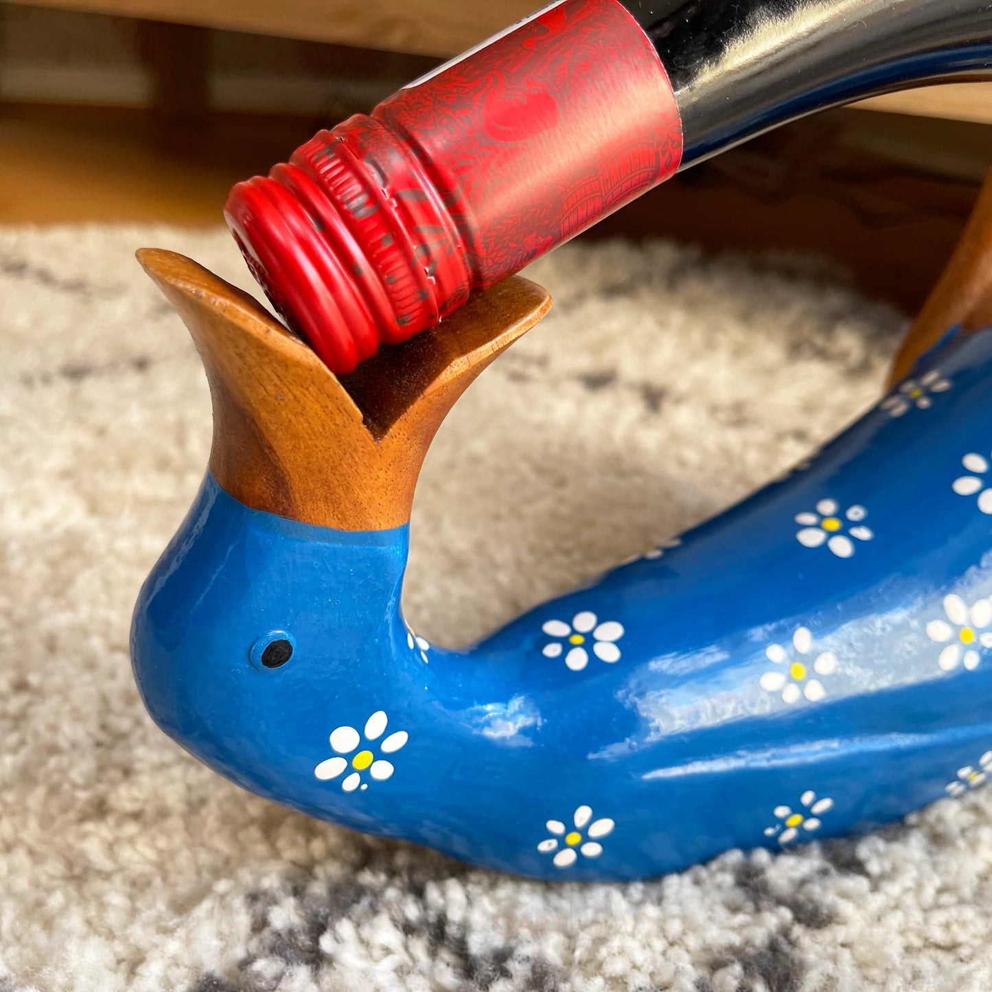 Drunken Duck Wine Bottle Holder