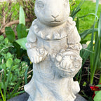 Stone Mr And Mrs Rabbit Garden Statues