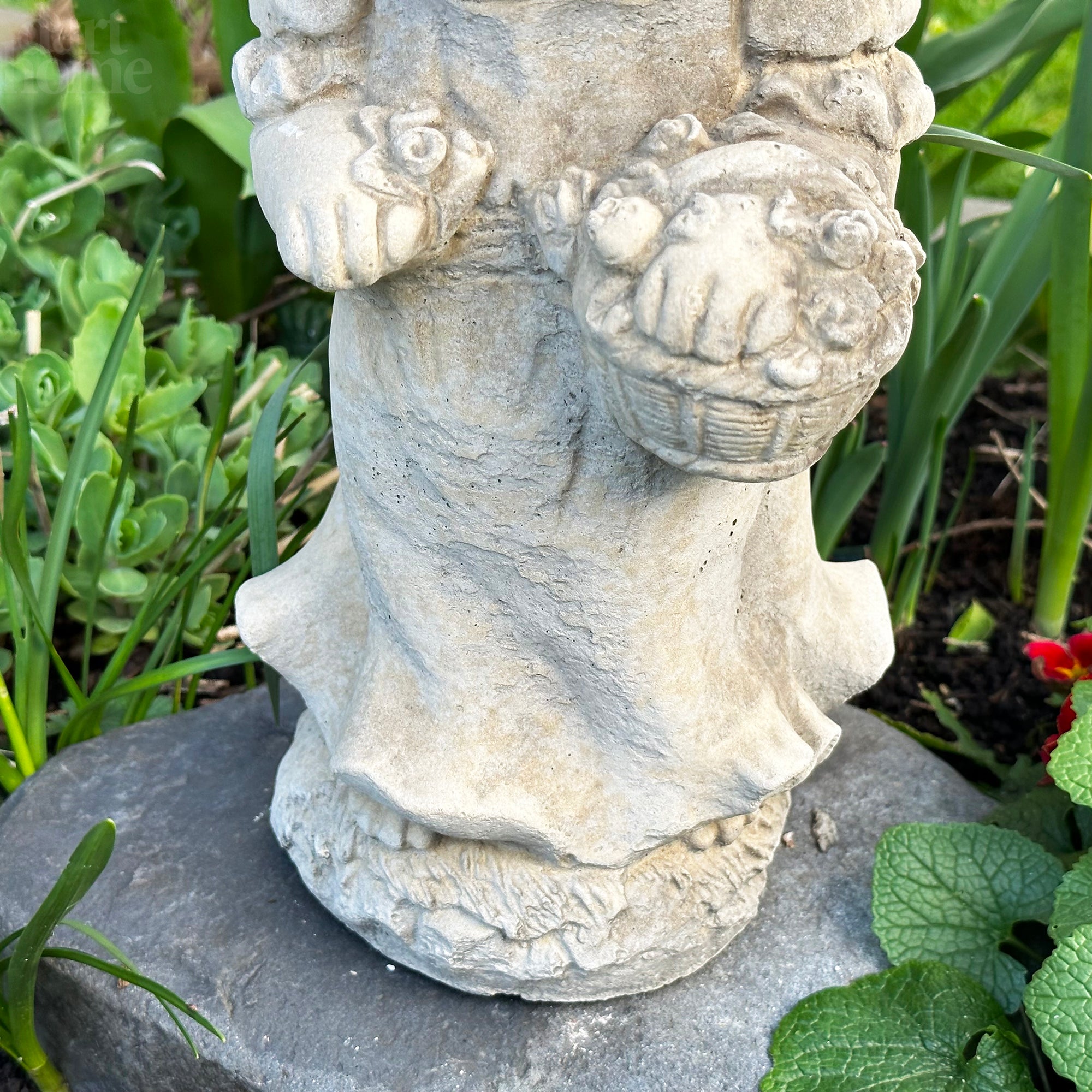 Stone Mr And Mrs Rabbit Garden Statues