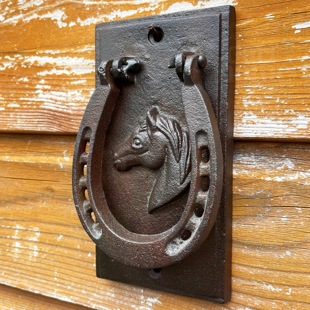 Hufeisen-Türklopfer aus Gusseisen