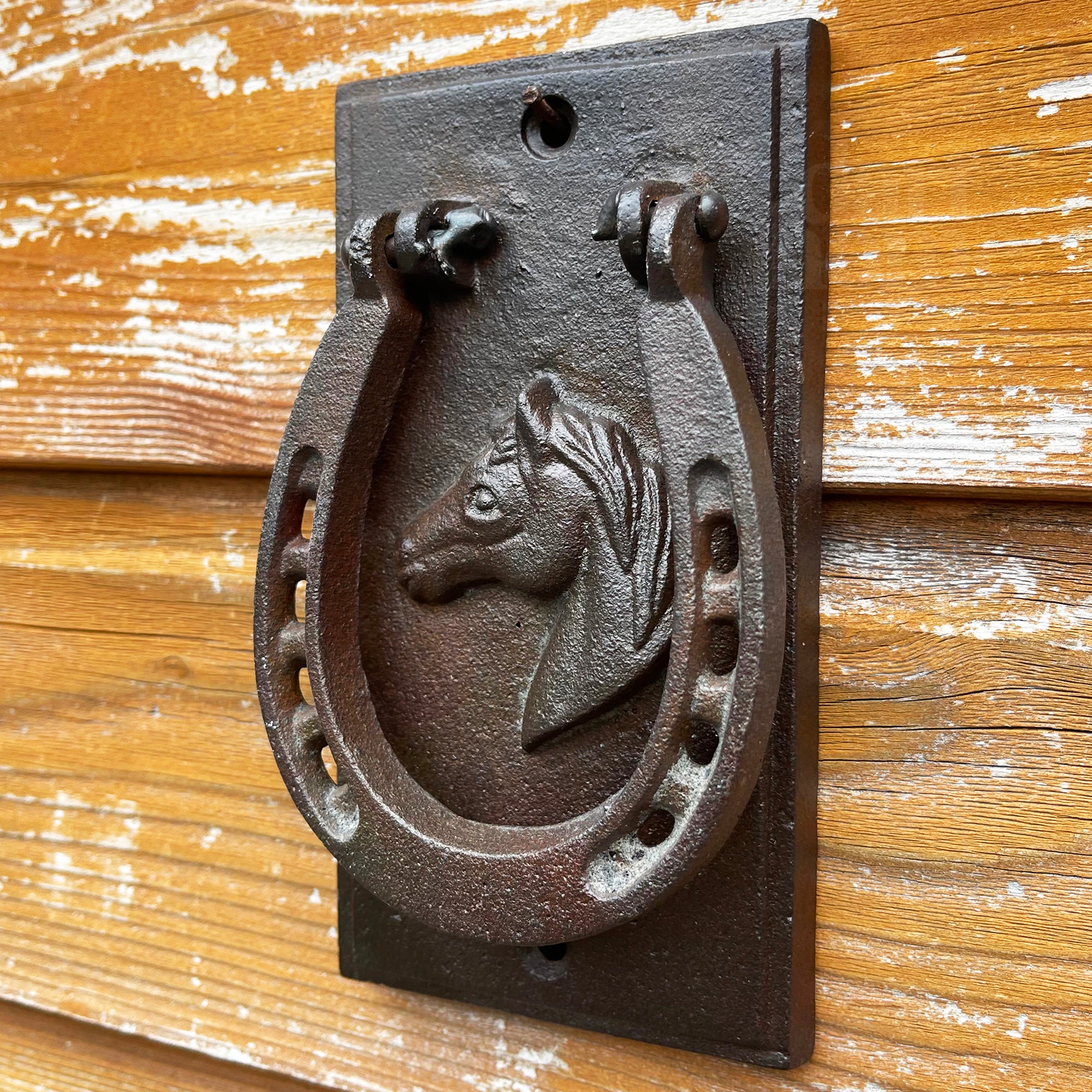 Hufeisen-Türklopfer aus Gusseisen