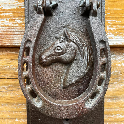 Cast Iron Horseshoe Door Knocker