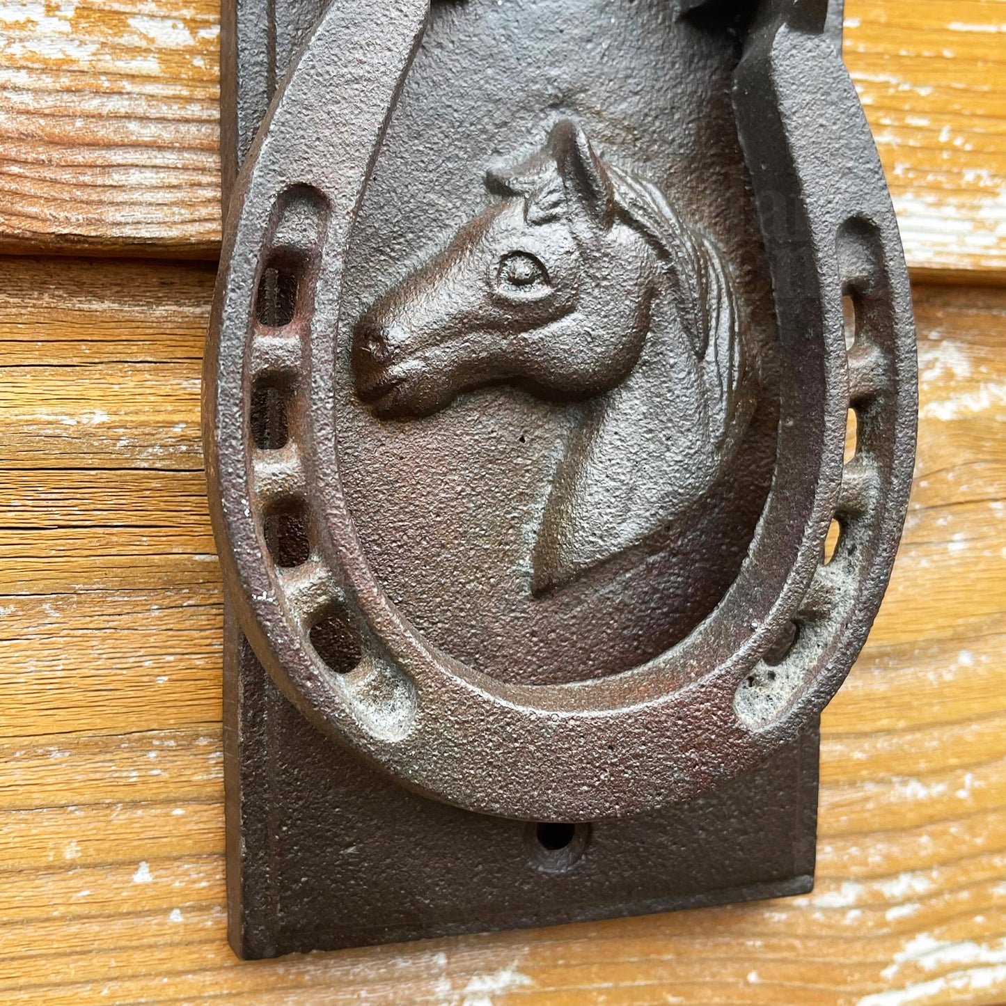 Cast Iron Horseshoe Door Knocker