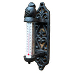 Vogel-Wandthermometer aus Gusseisen