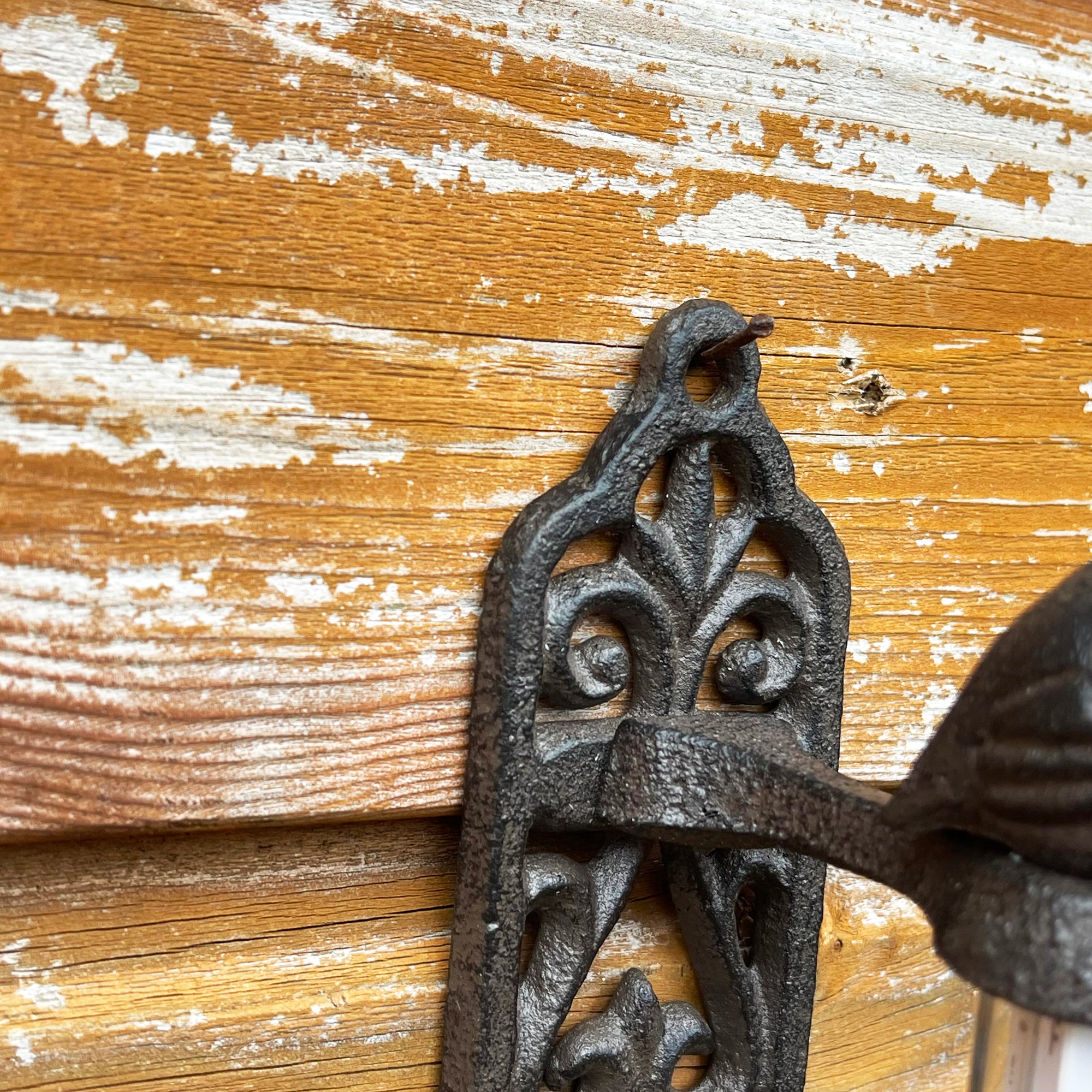 Vogel-Wandthermometer aus Gusseisen