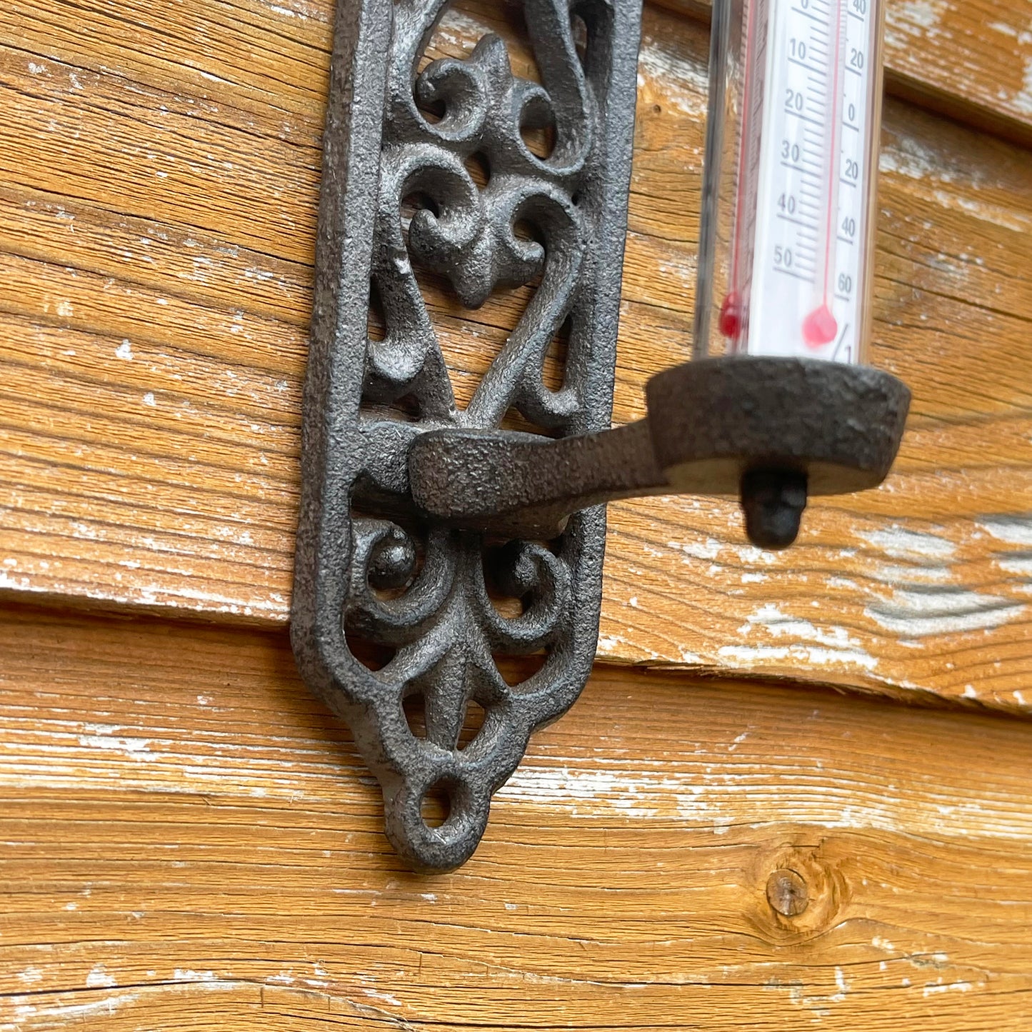 Cast Iron Bird Wall Thermometer