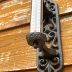 Vogel-Wandthermometer aus Gusseisen