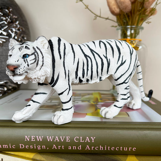 Siberian Snow Tiger Figurine