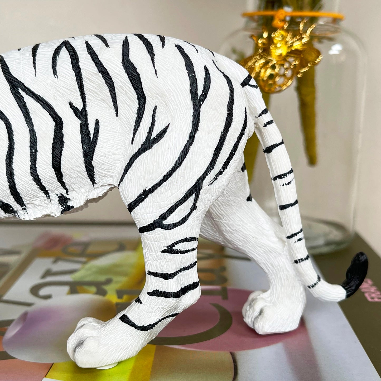 Siberian Snow Tiger Figurine