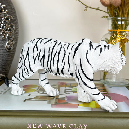 Siberian Snow Tiger Figurine