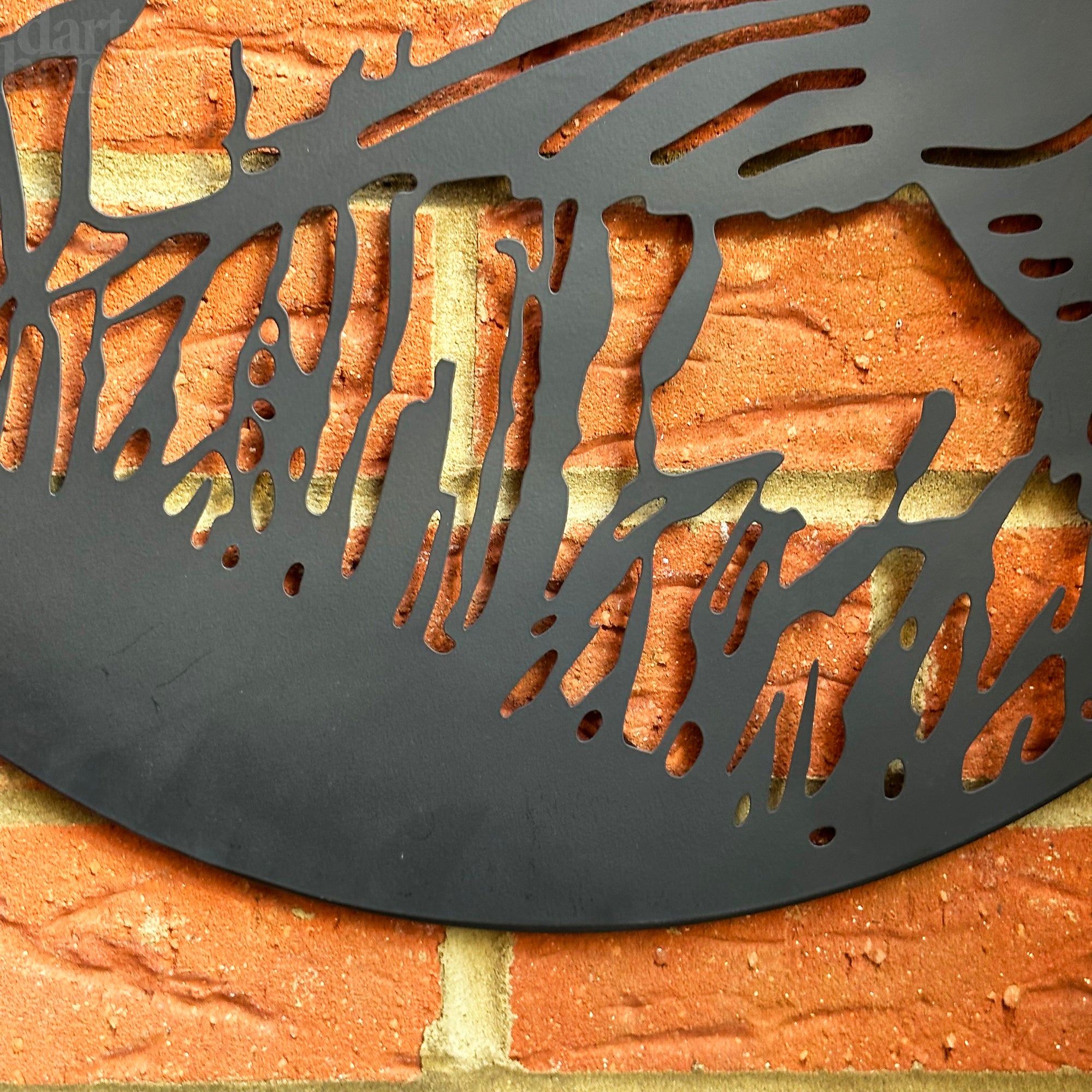 Flying Pheasant Silhouette Garden Wall Art