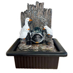 Zimmerbrunnen „Welcome Duck Family“.