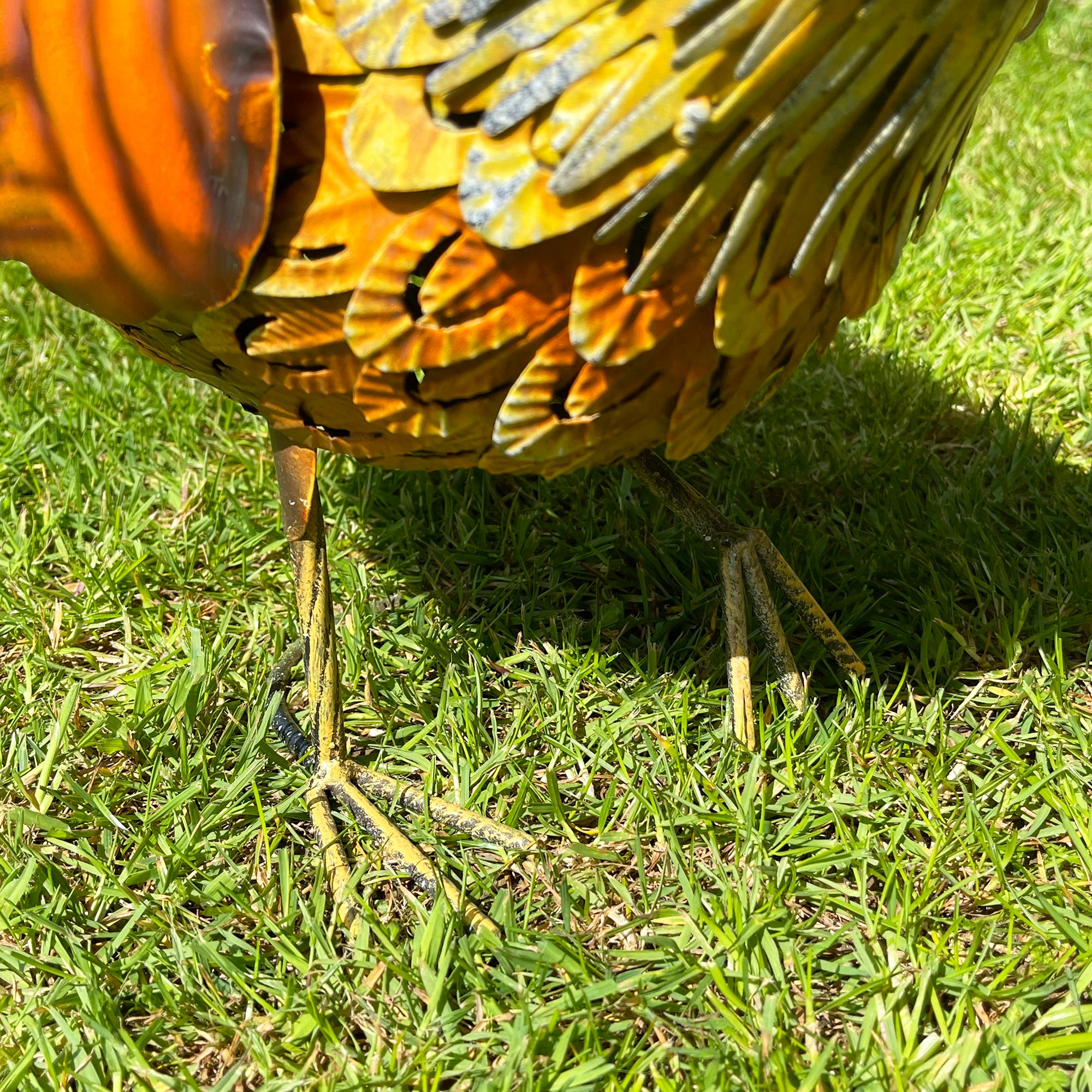 Metal Hen Garden Ornament