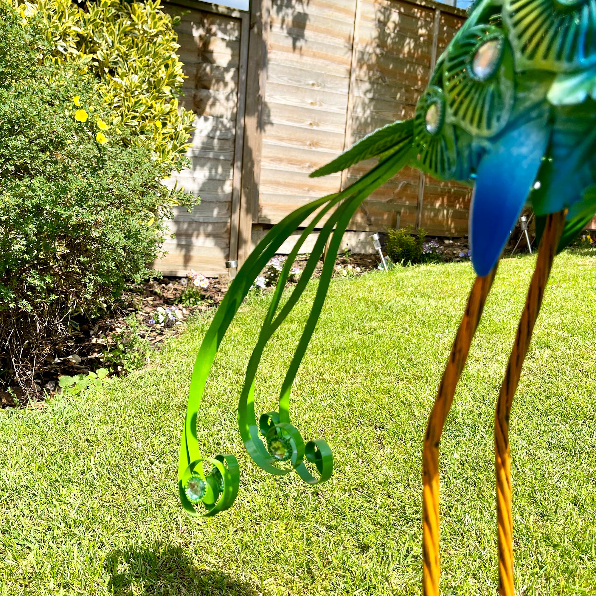 Garten-Pfau-Ornament groß