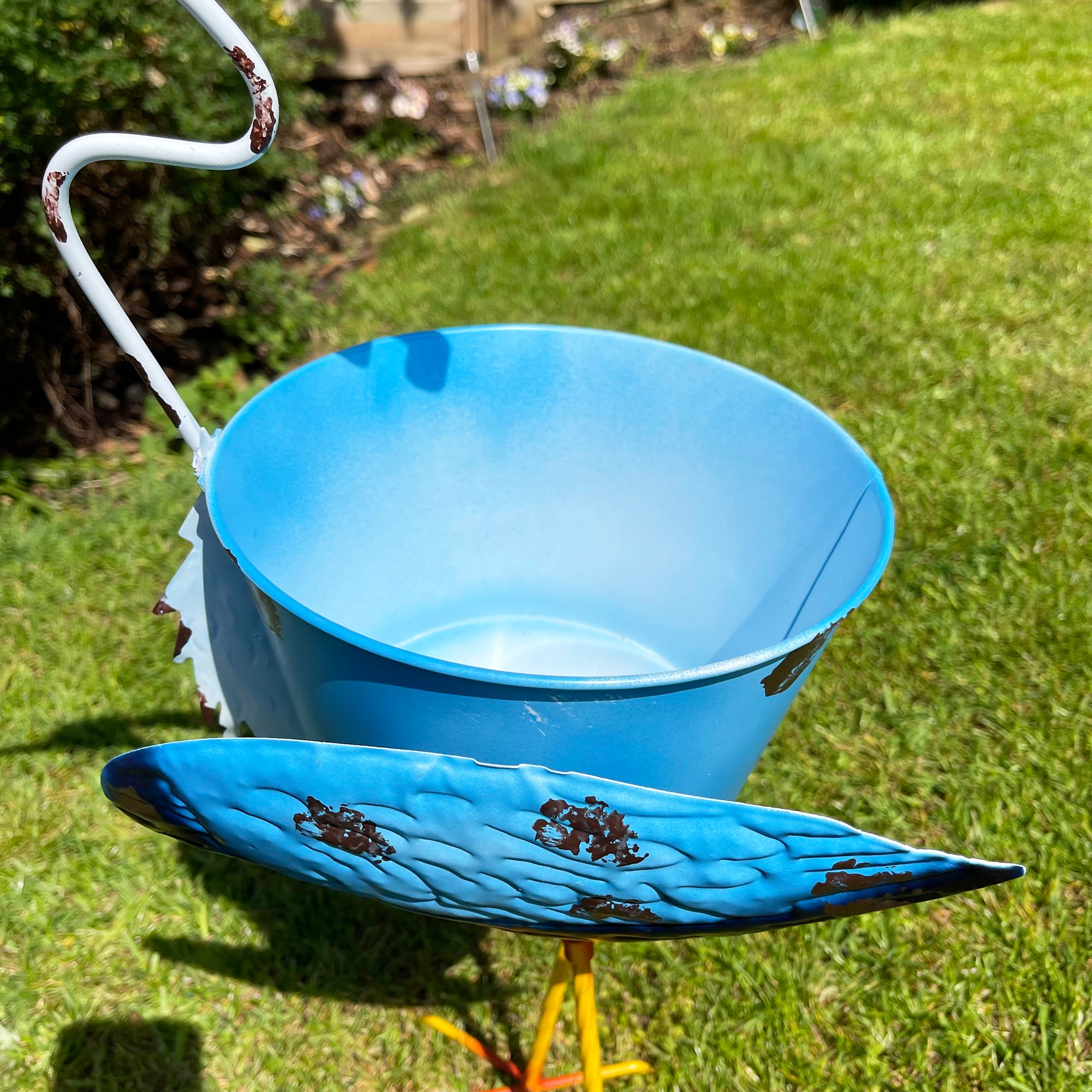 Heron Plant Pot Ornament