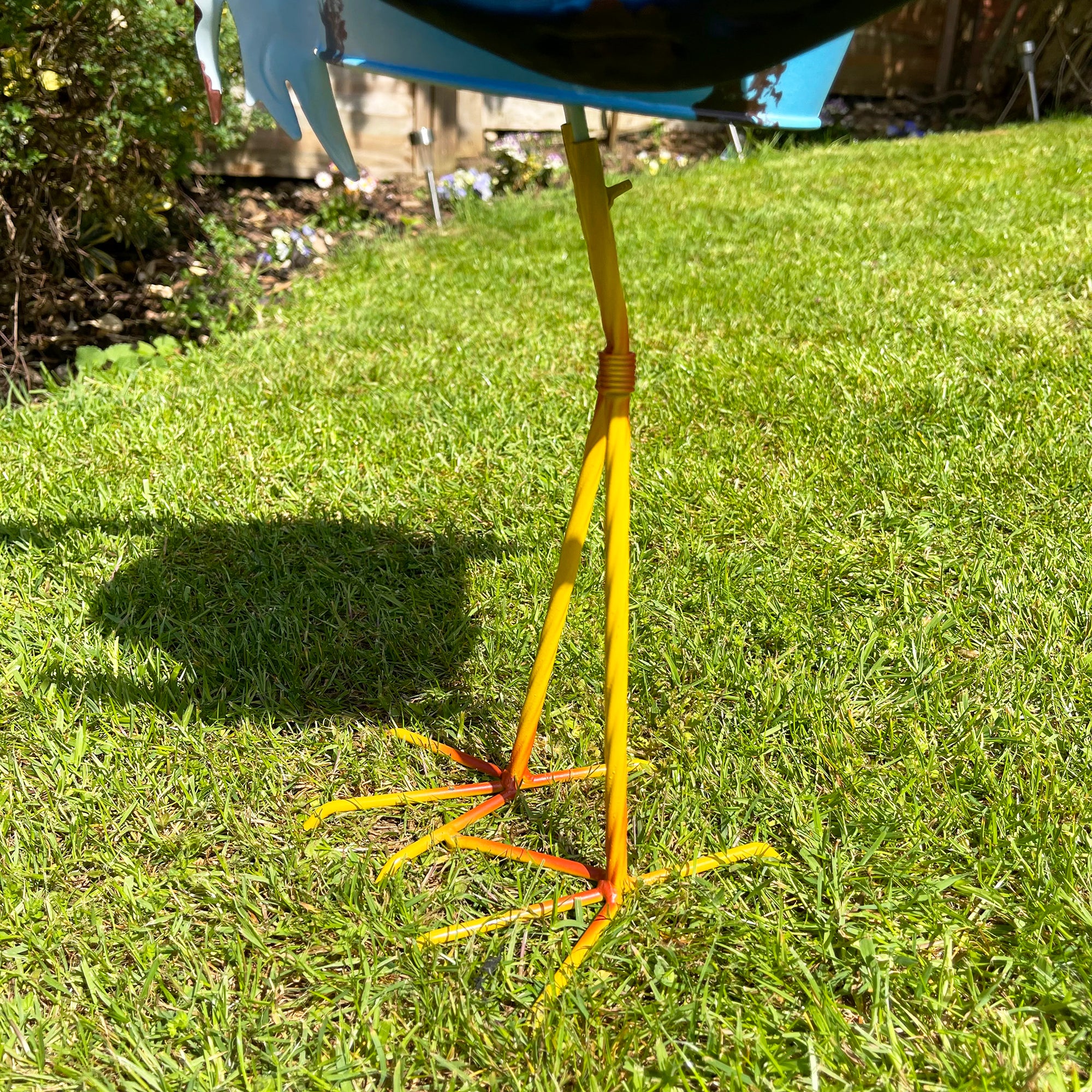 Reiher-Blumentopf-Ornament
