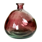 Recycled Glass Pink Bubble Vase