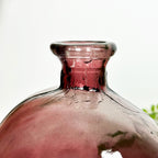 Recycled Glass Pink Bubble Vase