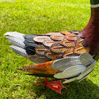 Dunkelbraune Stockenten-Gartendekoration