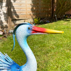 Blauer Gartenreiher, groß