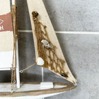 Large Natural Sailing Model Ornament
