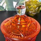 Eclectic Jewelled Glass Trinket Pots