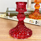 Set mit 2 Kerzenhaltern – Pink und Orange