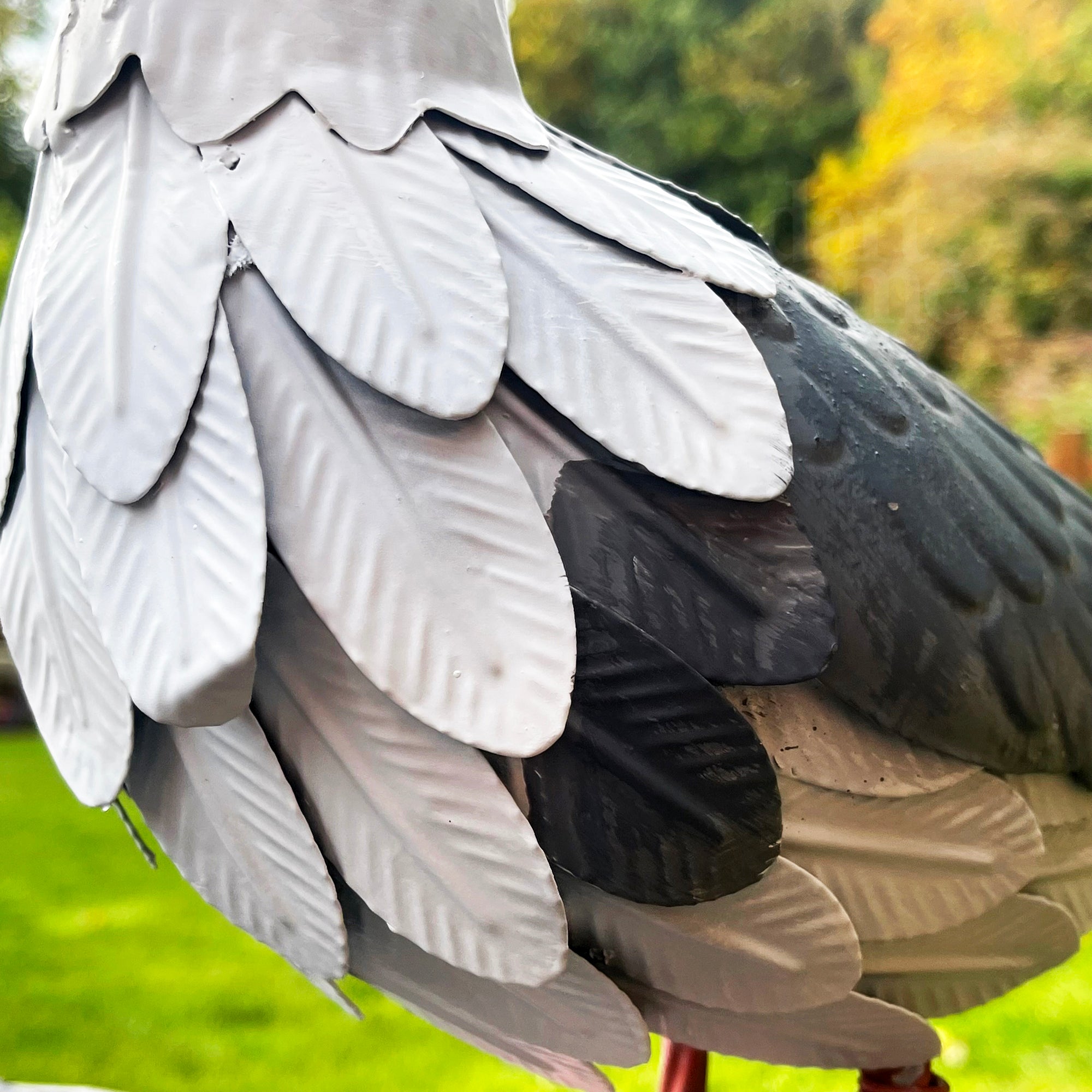 Metal Seagull Garden Sculpture