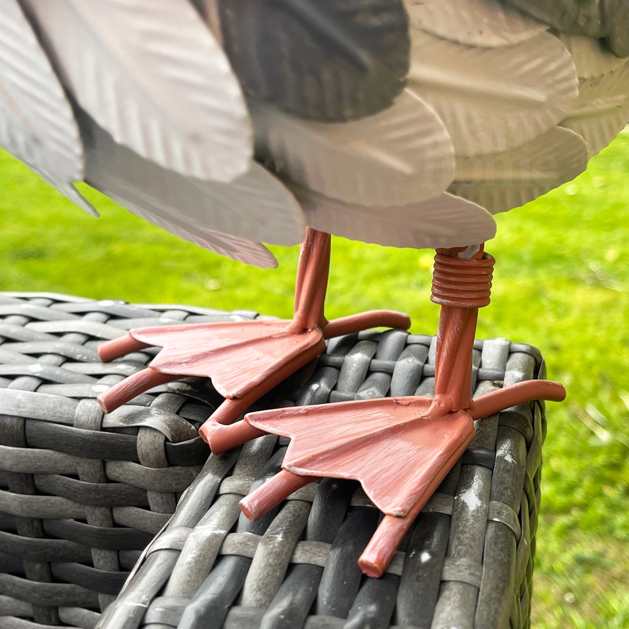 Metal Seagull Garden Sculpture